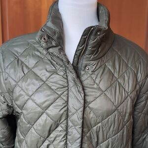Olive Quilted Women's Jacket